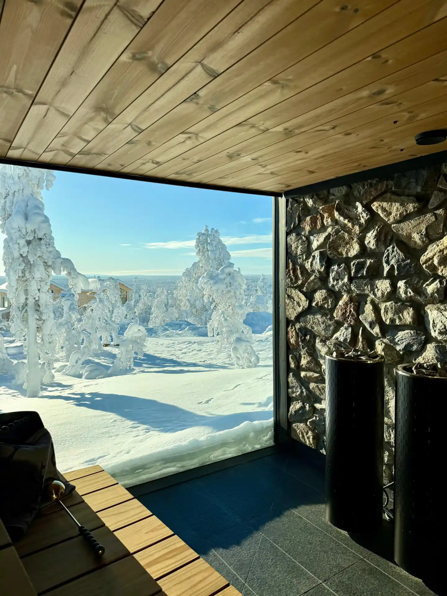 Sauna with a view at Grand Panoramic & SPA