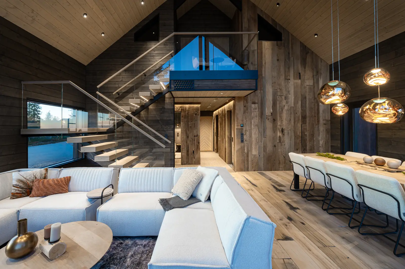 Grand Panoramic & SPA featured interior view — Aura Arctic Chalets, Finnish Lapland