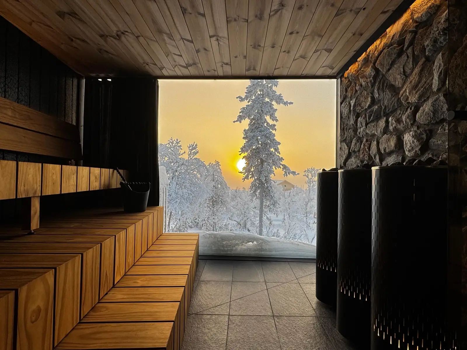 Exclusive Use featured interior view — Aura Arctic Chalets, Finnish Lapland